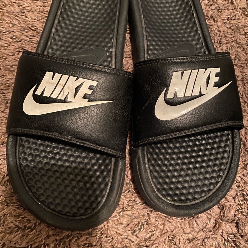 Nike Black Slides